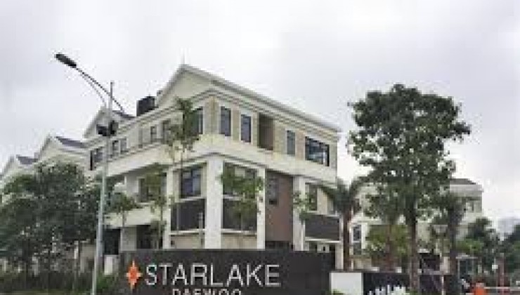 Bán biệt thự liền kề khu đô thị Starlake, DT 155m2 lô góc giá 57,9 tỷ